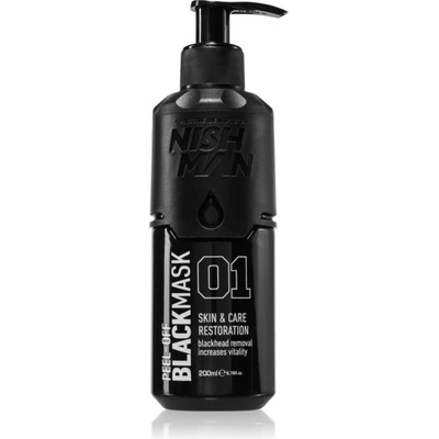 Nish Man Peel-Off Mask черна пилинг маска за мъже 200ml