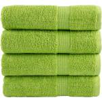 vidaXL Премиум кърпи за баня SOLUND 4бр ябълковозелени 70x140см 600gsm (137501)