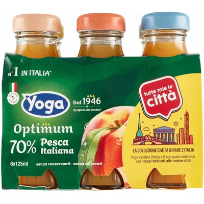 Yoga Broskyňový džús 6 x 125 ml