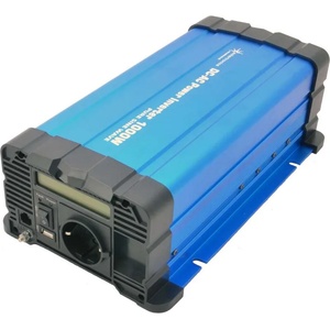 solartronics Инвертор fs1000d 12v 1000 вата, Пълна синусоида с дисплей - синя серия (fs1000d12v)