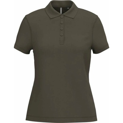 Dámská polokošile Cotton tmavě khaki