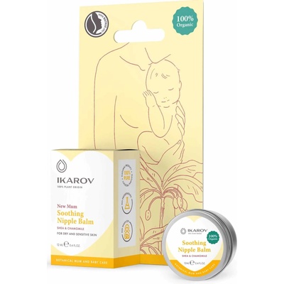 Ikarov Био успокояващ балсам за зърна Ikarov, 12 ml (3800048557101)