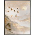 Styler Печатна картина с включена рамка 60x80 cm Golden Peaks II - Styler (DB-00010)