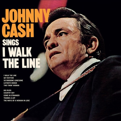 Johnny Cash - Sings I Walk The Line (Limited Edition) (Orange Coloured) (180 g) (LP) (<![CDATA[8436559469517]]>)