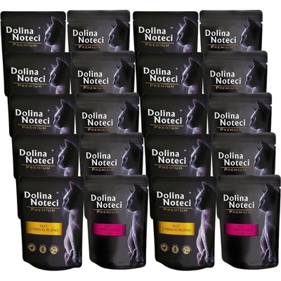 Dolina Noteci Premium filé z prsnej časti Mix chutí pre mačky 20 x 85 g