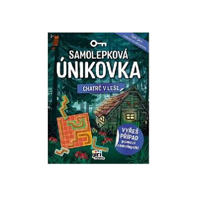 Samolepková únikovka Chatrč v lese