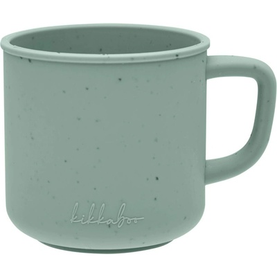 KikkaBoo Чаша с дръжка KikkaBoo Platinum Silicone - Sage, 200 ml (31302050021)