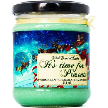 Image 1 of With Scent of Books Ароматна свещ - It's time for presents, 212 ml