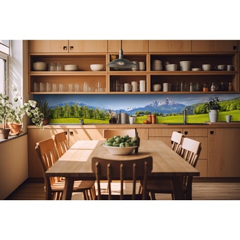 DIMEX ART s. r. o Фототапет за кухня - алпийска гледка 420 x 60 см