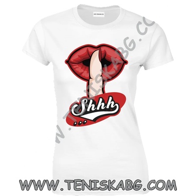 Fruit of the Loom Тениска - Silent hand Shhh