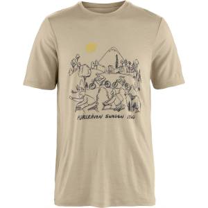 Fjällräven Hoja Lugnt Wool T-shirt M Размер: XL / Цвят: бежов
