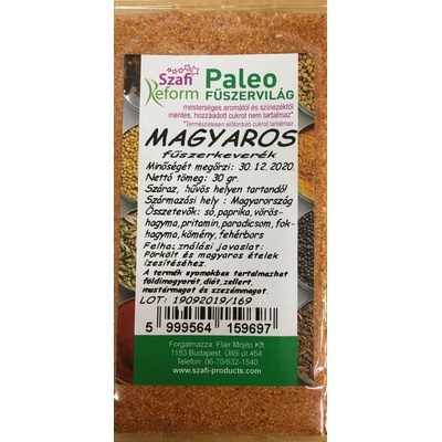 Szafi Reform Paleo Maďarské korenie 30 g
