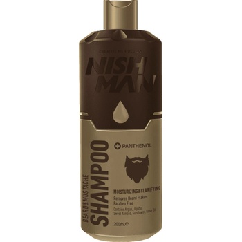 Nishman Beard and Mustache Care Shampoo šampón na bradu 200 ml
