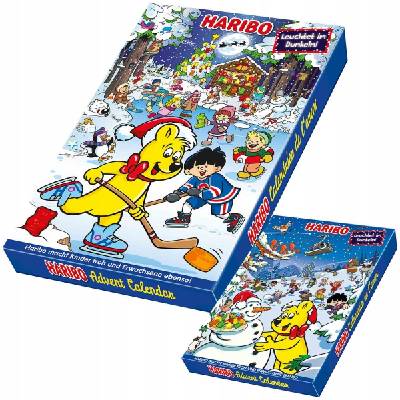Adventný kalendár - Haribo Geles Adventný kalendár Mikołajki 300g