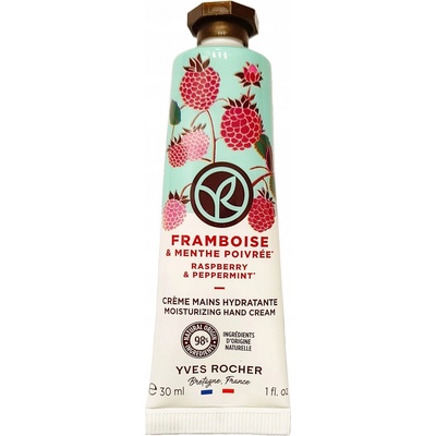Yves Rocher krém na ruce Malina & máta 30 ml