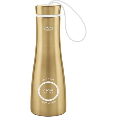 GROHE Blue Home thermo fľaša na pitie kartáčovaný Cool Sunrise 450 ml