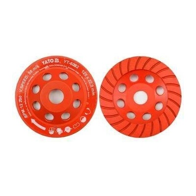 Kotouč diamantový 125 x 22,2 mm brusný YT-6032