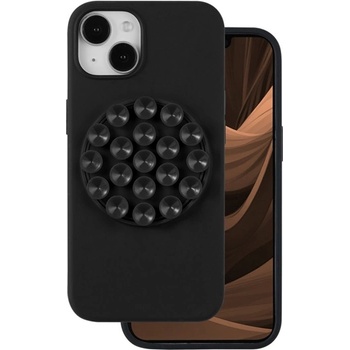 Gigapack iPhone 13 GIGAPACK Силиконов капак за телефон, матов, с вендуза, ЧЕРЕН GP-187348 (GP-187348)