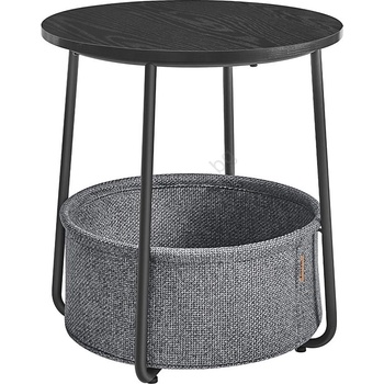 Euziel Странична масичка noira черна/сива (ez0294)