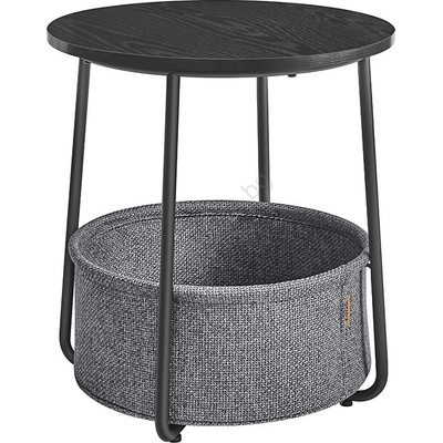 Euziel Странична масичка noira черна/сива (ez0294)