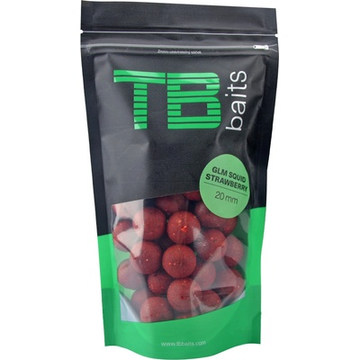 TB Baits boilies GLM Squid Strawberry 250g 24mm