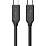 ORICO Здрав USB4 кабел за устройства с USB-C порт (30 см) - Orico USB4 USB-C to USB-C Cable, 8K, 100W, 40Gbps (черен) (U4C03-BK-BP)