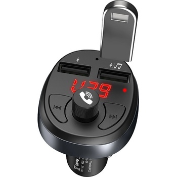hoco. Трансмитер за кола Hoco E41 In-car audio wireless FM transmitter - Черен