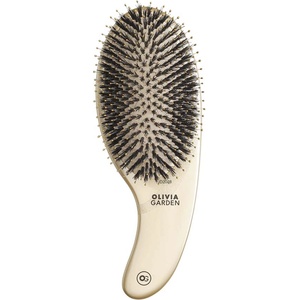 Olivia Garden Expert Care Curve Boar & Nylon Brush Gold