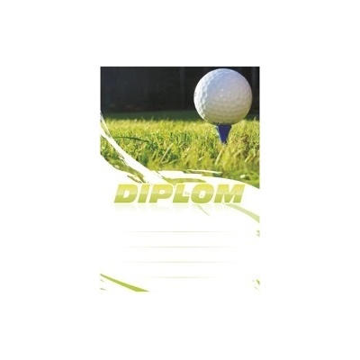 Sabe diplom A4 golfový