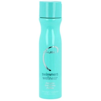 Malibu C Swimmers Wellness Shampoo 266 ml шампоан за коса, изтощена от сол и хлор унисекс