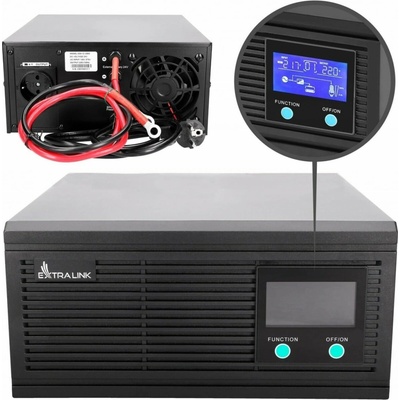 Extralink Piorun 3000VA/2100W Czysta sinusoida 24VDC