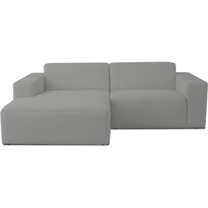 Scandic Сив ъглов диван от букле (ляв ъгъл) Roxy - Scandic (Small ch (ch+1,5) Left CM 3grey)