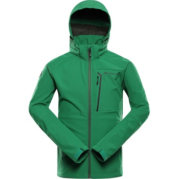 ALPINE PRO Мъжко софтшел яке с мембрана ALPINE PRO HOOR хълмисти терени ALPINE PRO | Zelen | МЪЖЕ | XXL