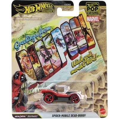 Mattel Hot Wheels: Колички поп култура - Spider Mobile Dead Buggy (JHX06)
