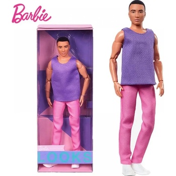 Barbie Looks Ken Vo Fialovom Tričku
