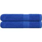 vidaXL Кърпи за сауна FROGN 2 бр. сини 80x200 см 360 г/м2 (136719)