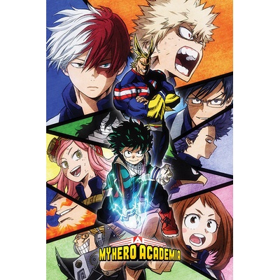 Plagát, Obraz - My Hero Academia - Characters Mosaic, 61 × 91.5 cm