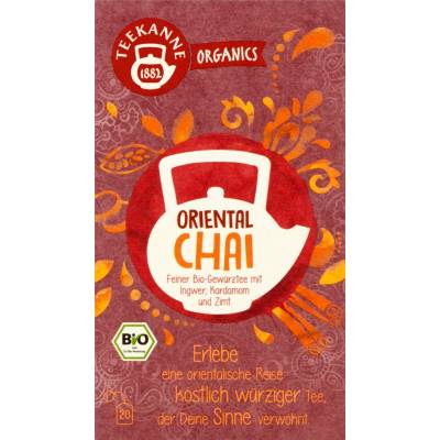 TEEKANNE ORGANICS Bio ORIENTAL CHAI bylinný čaj s korením 20 x 1,8 g
