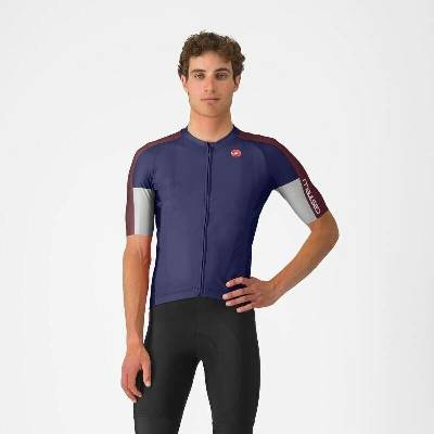 Castelli Entrata 6 Belgian blue/ Deep bordeaux-Silver gray