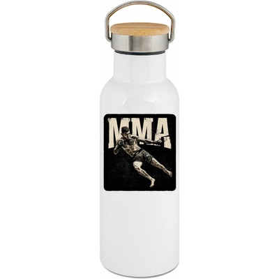 123TRIKO termoska MMA bojovník ve skoku, akční potisk 500 ml