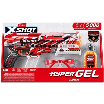 ZURU X Shot HYPER GEL Бластер с гел топчета Clutch (1010006F)