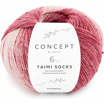 TAIMI SOCKS Katia Farby TAIMI SOCKS: 103 vínová