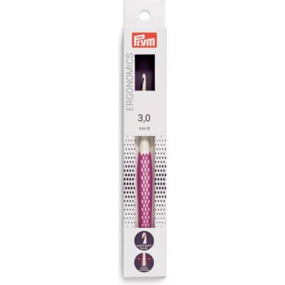 Háček pletací 3 mm s ergonomickou rukojetí 16cm PRYM 218483