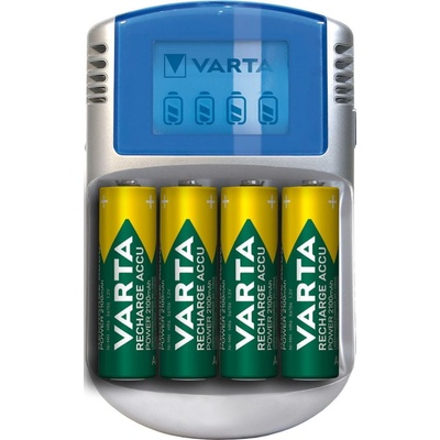 Varta LCD Charger + 4x AA 2600 mAh R2U & 12V & USB 57070201451