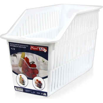 Irak plastik ИП-Органайзер за хладилник ДЪЛБОК 13.5x30xh17cm 4.3L БЯЛ (BA-685) (0131719)