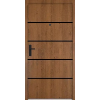 CKdveře bezpečnostní vchodové Blackline winchester M00 88 x 200 cm Levé ven