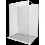 Mexen Kioto преграда за душ тип Walk-in 90 x 85 cm, прозрачна, златна четкана - 800-090-212-55-00-085 (800-090-212-55-00-085)