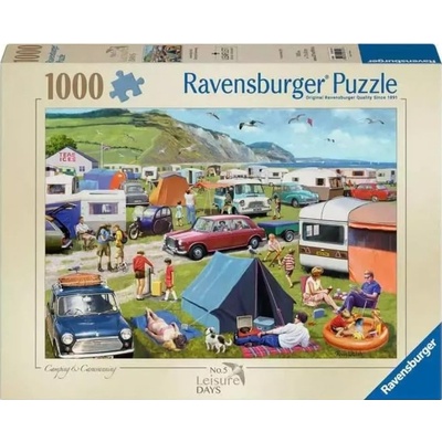 Ravensburger Пъзел Ravensburger от 1000 части - Къмпингуване (12000122)