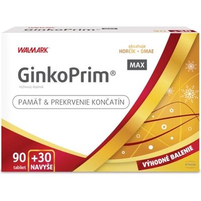 Walmark GinkoPrim MAX 90+30 tabliet Promo 2023