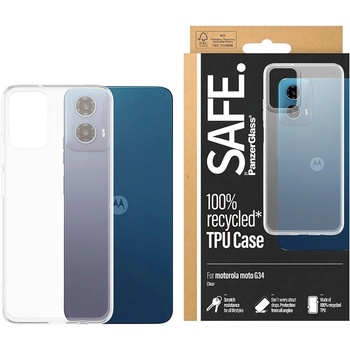 Safe Калъф SAFE - Moto G 34, прозрачен (5715685012235)